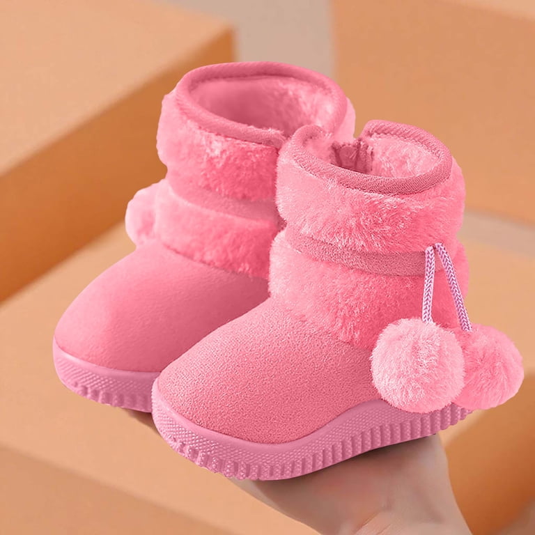 Playshoes Unisex Baby Fleece Crawling Shoes - Non-Slip Soles, Velcro Fastener, Machine Washable