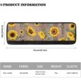thumbnail image 2 of NETILGEN Refrigerator Door Handle Covers 2 Pieces, Kitchen Appliance Armrest Decoration Mat Non-Slip for Fridge Dishwasher Microwave Home Kitchen Decoration, Sunflower Wood Grain, 2 of 7