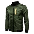 thumbnail image 3 of Vedolay Men's and Big Men's Thick Long Sleeve Blazer Jacket Loose Men Outerwear Green,5XL, 3 of 4