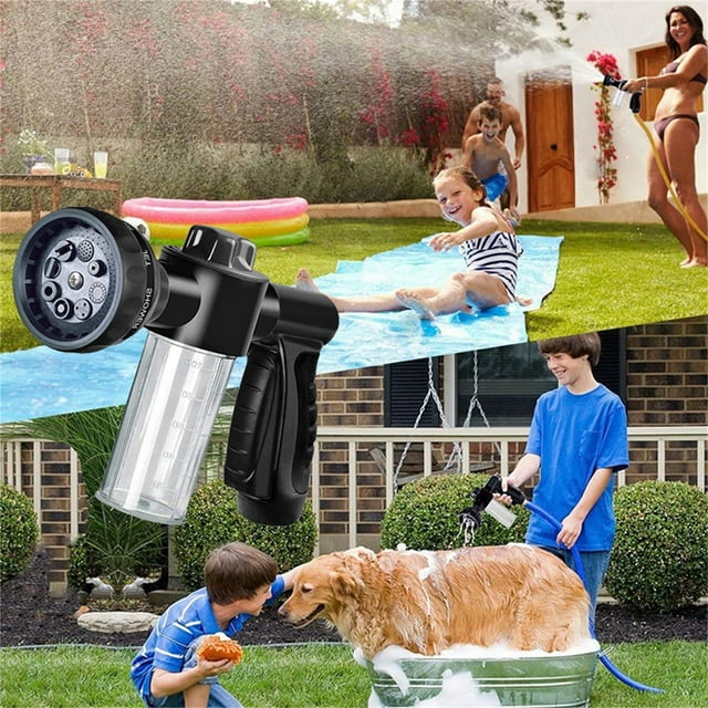 Pistolas de agua de jardín al aire libre con lavado de coches de flores de riego de olla de espuma Wmkox8yii hjk3267