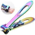 thumbnail image 3 of Nail Clippers for Thick Nails Wide Jaw Opening Extra Large Toenail Clippers Cutter with Nail File for Thick Nails Heavy Duty Fingernail Clippers for Seniors Colorful, 3 of 3
