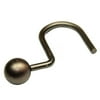 Teamson Home Bathroom Shower Curtain Ball Hook Rubbed Bronze HK40003