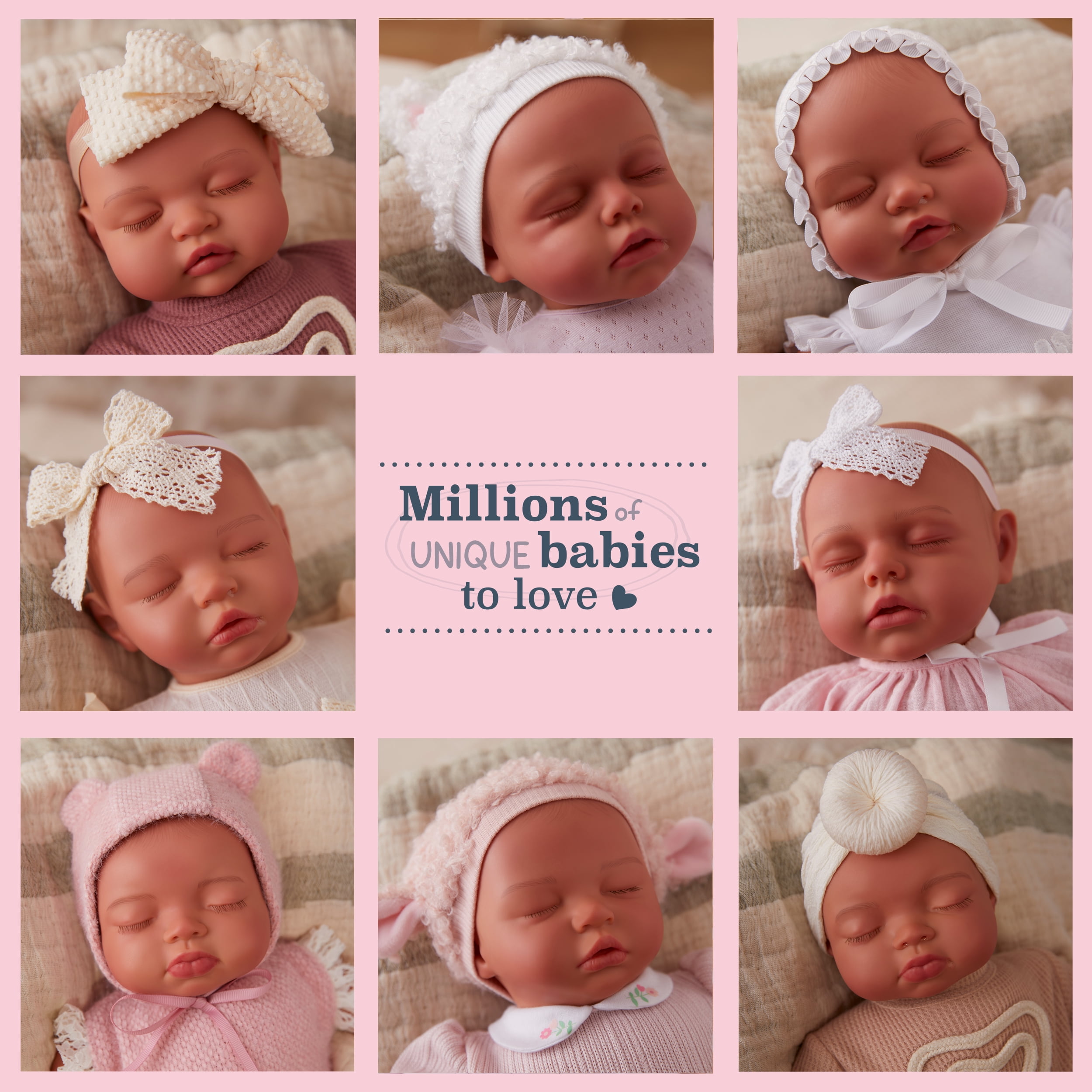 BABY born Real Hand-Painted, Realistic Reborn Baby Doll Girl - Medium, Closed Eyes, Ages 3+