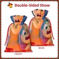 thumbnail image 2 of Zufioo inside out 2 Print Christmas Drawstring Gift Bags, Holiday Party Packaging Bags, Suitable for Holiday Gift Decorations-Medium, 2 of 7