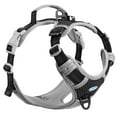 thumbnail image 1 of ThinkPet No Pull Harness Breathable Sport Harness with Handle-Dog Harnesses Reflective Adjustable for Medium Large Dogs,Back/Front Clip for Easy Control L Bright Black, 1 of 9