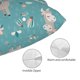 thumbnail image 3 of Fotbe Teal Mama Llama Funda de Almohada Decorativa Estilo Occidental, Lujo en Algodón, Fundas para Almohadas King, Cojín Estampado para Decoración del Hogar-14"x20", 3 of 6