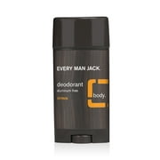 Every Man Jack Citrus Aluminum-Free Deodorant for Men, Naturally Derived, 3 oz