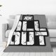 thumbnail image 1 of Manta Aew All Out de franela suave y cálida para dormitorio, sala de estar, dormitorio, todas las estaciones., 1 of 5