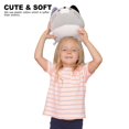 thumbnail image 2 of Juguete de peluche de gato supersuave, animal de peluche de gatito gordito esponjoso, almohada de gato de peluche adorable para niños o decoración del hogar (Ceniza, 60 cm) brillar Electrónica, 2 of 6