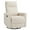 Beige, variant on Aukfa 3-Piece Recliner Sofa Set - 41" Oversized Recliner Overstuffed Armchair for Living Room, Microfiber, Gray Brown