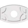 thumbnail image 1 of Ekena Millwork CMP16X10KY-04000 4 in. ID x 8.5 in. Rectangle Kailey Architectural Grade PVC Contemporary Ceiling Medallion, 1 of 1