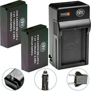 BM Premium 2-Pack Of LP-E12 Batteries and Charger for Canon EOS-M, EOS M2, EOS M10, EOS M50, EOS M50 II, EOS M100, EOS M200, SX70 HS, Rebel SL1 Camera