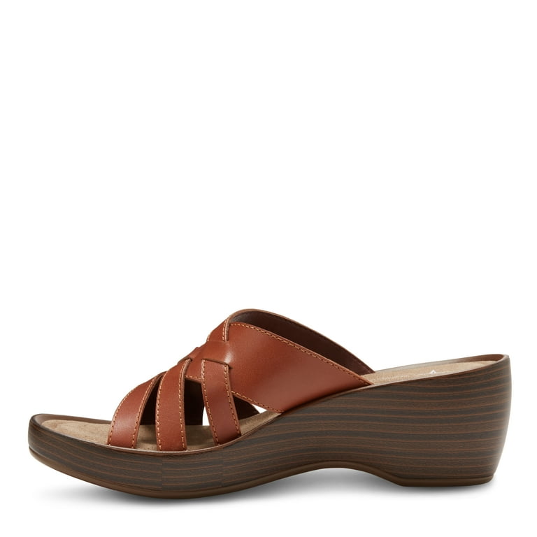Eastland Women s 3860 07 Poppy Slide Sandal 7 M Walmart
