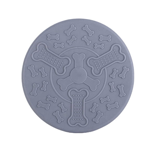 Greeniant Juguete para buscar mascotas, Animal pequeño mediano, juguetes redondos voladores, patio trasero, juguetes, suministros para mascotas, Suministros para perros Gris