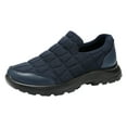 thumbnail image 6 of Low Top Quilted Slip on Loafers for Men Comfort Soft Sole Lightweight Casual Winter Walking Shoes, 6 of 6
