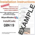 thumbnail image 3 of 2025 Toyota RAV4 Beam Blade Wipers (Set of 3) w/Rear Wiper, 3 of 3