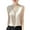 Beige, variant on Uaswgudfs Sleeveless V-Neck Satin Tank Top for Women, Ideal for Formal Occasion Wear Beige L