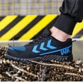 thumbnail image 3 of Men's Anti-smashing Anti-puncture Flying Woven Breathable Wear-resistant Protective Safety Shoes, 3 of 3