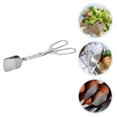 thumbnail image 3 of Pince à Salade en Acier Inoxydable Pince à Nourriture Robuste Pince de Service Argent, 3 of 8