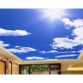 thumbnail image 2 of 3D Ceiling Paper Blue & White Clouds SKU# WAL0171, 2 of 8