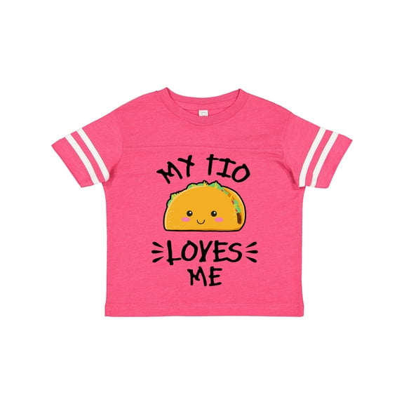 Inktastic My Tio Loves Me with Taco Illustration Boys or Girls Toddler T-Shirt