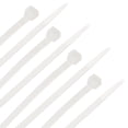 thumbnail image 2 of Uxcell 16 inch 0.2 inch White Nylon Cable Ties Self-Locking Zip Ties Nylon White 25 Pack, 2 of 5