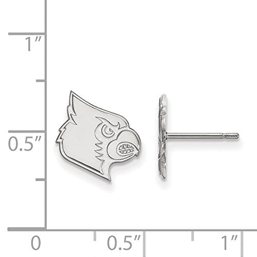 Sterling Silver LogoArt University of Louisville Small Post Earrings 