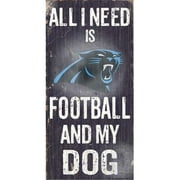 Fan Creations N0640 Carolina Panthers Football And My Dog Sign