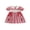 Red, variant on BemeyourBBs Kids Toddler Baby Girl Summer Smocked Dress Crayfish Outfits Let the Good Times Boil Letter Lobster Embroidery Doll Collar Plaid Gingham Dress