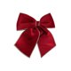 thumbnail image 2 of Gran lazo navideño de terciopelo con flocos dorados - Decoración navideña de 30 pulgadas en rojo sobredimensionada para árbol, caja de regalo y decoración de boda, 2 of 6