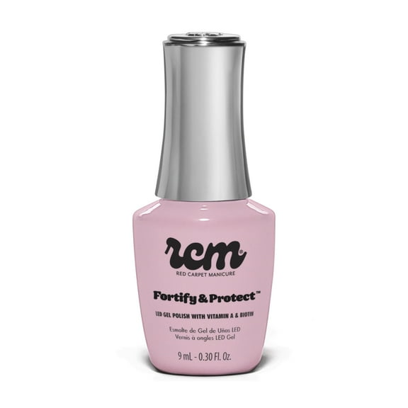 Red Carpet Manicure Fortify & Protect LED Gel Nail Color - Long-Lasting, Vibrant, Professional Quality, High Shine, Chip-Resistant - Infused with Vitamin A & Biotin (Take Two, 0.3 Fl Oz)
