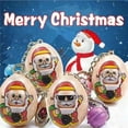 thumbnail image 1 of Up to 65% Off Santa Claus Expression Eggs Keychains Change Face Guessing Christmas Pendant Necklace Rings Earring Jewelry on Clearance, 1 of 9