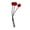 Red 3 tubes, variant on Yokua Kalimba Thumb Piano Pickup Piezo Transducer Endpin Jacks Contact 6.35mm Jacks