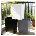 thumbnail image 5 of Bathroom Trash Can, 4.5 Gallon Bathroom Garbage Can, Waste Basket for Office, Under Desk, Bedroom, Rv, 3 Pack, White, 5 of 7