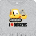 thumbnail image 4 of Inktastic Construction Truck I Love Diggers Girls Toddler Dress, 4 of 5