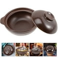 thumbnail image 2 of QUMONIN Ceramic Clay Cooking Pot with Lid Casserole Rice Pot Steam Cooker 600ML, 2 of 9