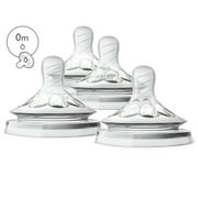 Philips Avent Natural Baby Bottle First Flow Nipple, 4pk, SCF657/43