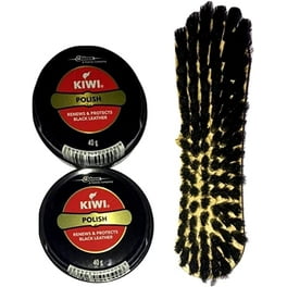 Kiwi Quick Shine Black Polish Paste, Wax for Leather Shoes
