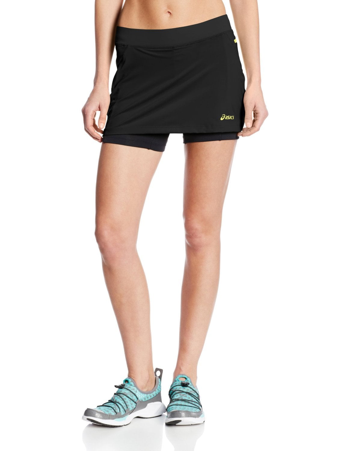 Asics Women's Fuji Skort Performance Tennis Skirt - Black & Green -  Walmart.com