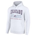thumbnail image 2 of Men's Starter White Colorado Avalanche  Graphic Pullover Hoodie, 2 of 3