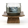 thumbnail image 5 of Hosley Set of 4, Brown Square Ceramic Incense Cone or Pillar Candle Holders, 5 of 5