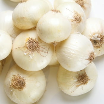 Van Zyverden Onion White Sets Dormant Bulb GMO Free Full Sun; 6+ hrs, White