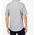 thumbnail image 2 of Club Room Mens Popover Polo Shirt, Grey, Small, 2 of 3