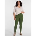 thumbnail image 2 of Terra & Sky Women's Plus High Waist Full Length Leggings, Sizes 0X-5X, 2 of 5