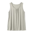 thumbnail image 3 of BUIGTTKLOP Plus Size Tank Tops for Women Plain Sleeveless Shirts Scoop Neck T-Shirts Tops Summer Casual Tees Tunics Shirts, 3 of 7