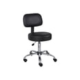 thumbnail image 1 of Tabouret Médical Boss Noir Caressoft avec Coussin de Dossier, 1 of 5