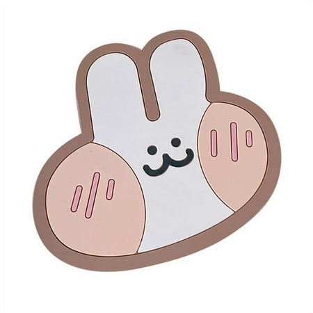

Cute Heat Insulation Drink Coasters Bear/Rabbit/Dog Shaped Cup Pad Table Mat