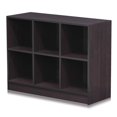 thumbnail image 3 of Furinno 99940DWN Bibliothèque de Base 3x2 avec Bacs, Noyer Foncé, 3 of 4