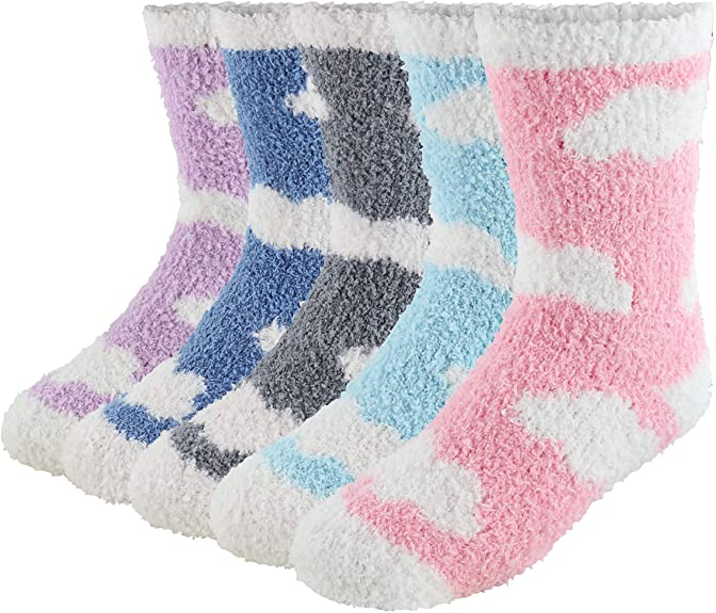 Jessica Simpson Women's Cozy Crew Socks, 3-Pack 
