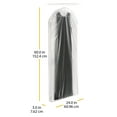 Whitmor Manufacturing 500320 White Breathable Gown Bag